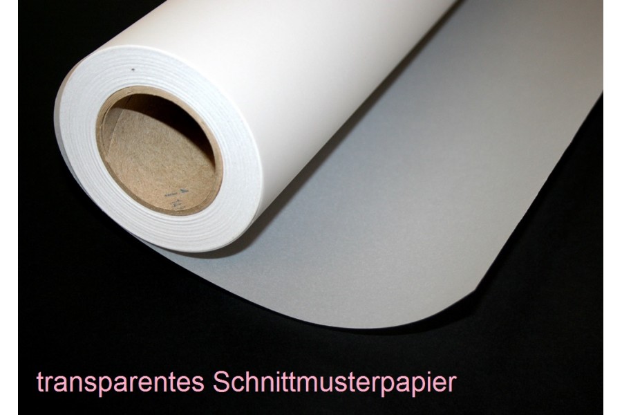 1m Schnittmuster-Tranparentpapier 90g,  91cm breit (sehr gut transparent) MENGENRABATT !